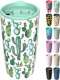 TILUCK 20 oz Insulated Coffee Tumbler by TILUCKBringsGoodLuck
