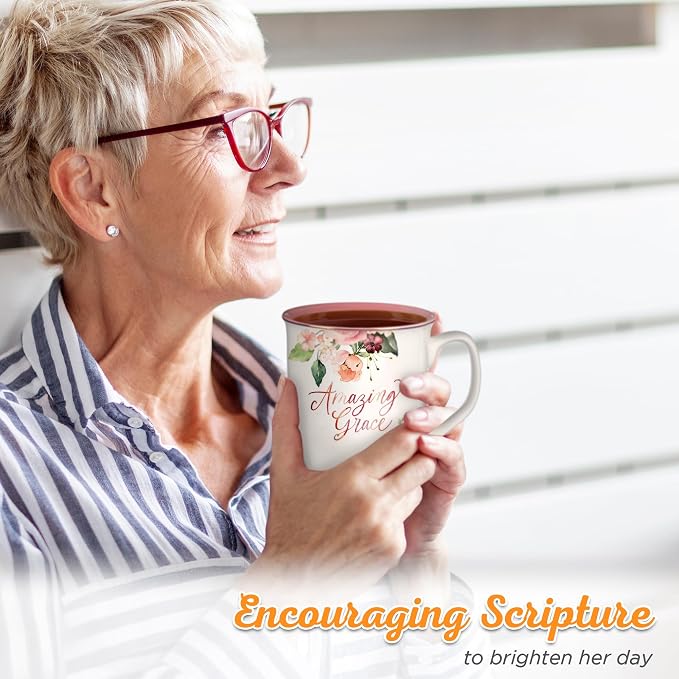 Christian Art Gifts Large Ceramic Inspirational Women's Coffee & Tea Mug: - Image 4