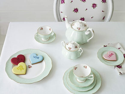 Royal Albert Polka Rose Cake Stand Two-Tier - Image 3