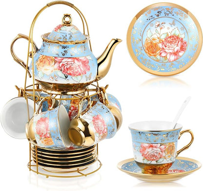Zhehao 20 Pcs Porcelain Tea Set by Zhehao