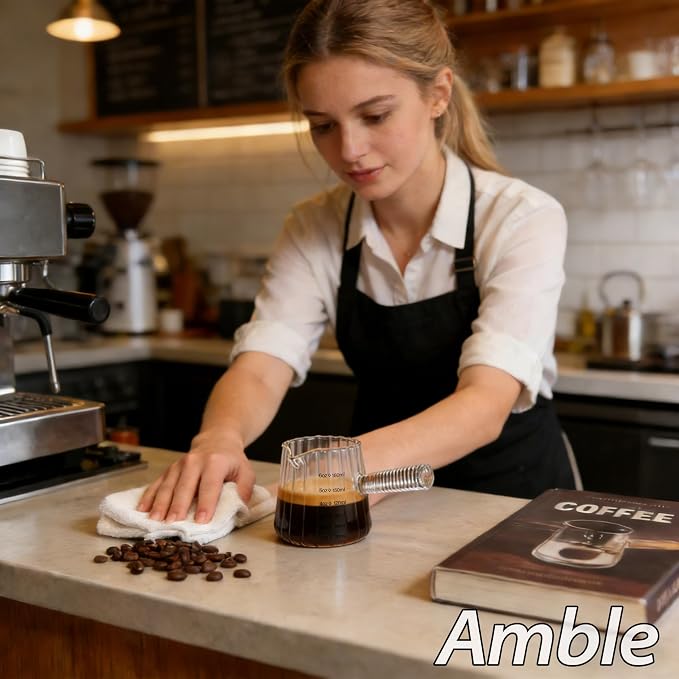 Amble Espresso Cups, Espresso Accessories, 6 Oz Espresso Shot Cups - Image 8