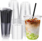 tchrules 50 Set 16oz Clear Round Bottom Plastic Cups by Tchrules