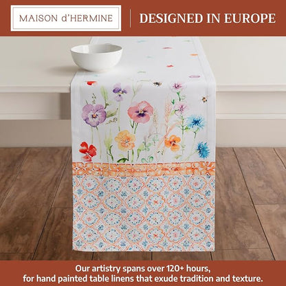 Maison d' Hermine Table Runner 100% Cotton 14.50" x 108" | Table Runners 108 - Image 2