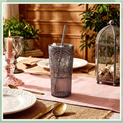 2 Set 20oz Vintage Plastic Tumbler - Image 4