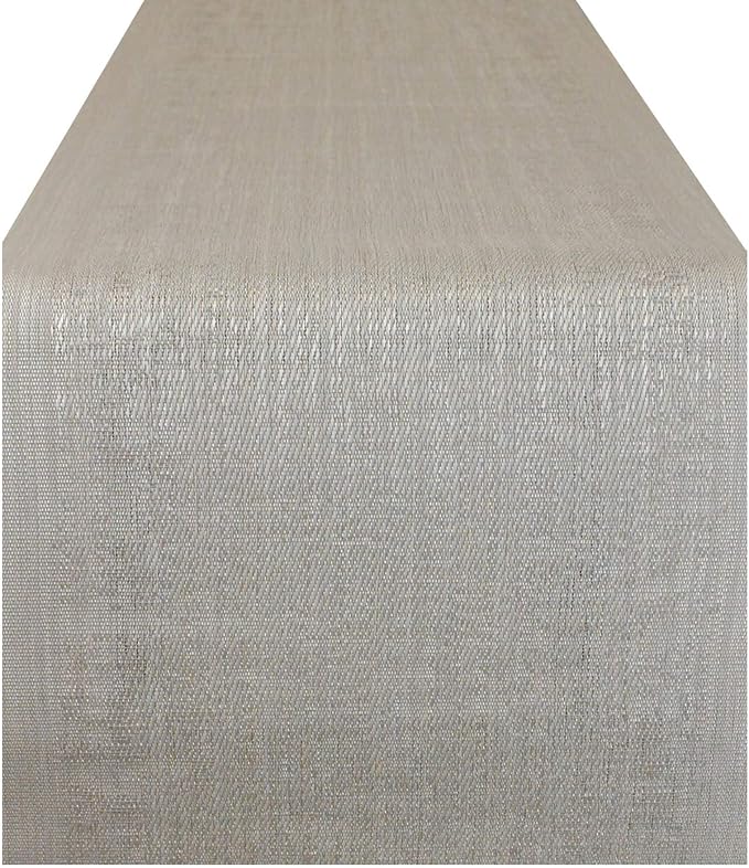 DII PVC Tabletop Collection Woven Indoor/Outdoor, Table Runner by DII