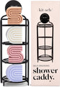 Kitsch Hanging Shower Caddy with Suction Cup – Self-Draining Bar Soap Holder & Shower Caddy for Shampoo Bars, Conditioner Bars & Soap – Rust Proof, Eco-Friendly, Wall Mount or Free-Standing Organizer