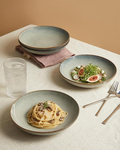 Pasta Bowls of 4, 32 Oz Salad Bowls Soup Bowls, Large Pasta Serving Bowl - Image 2