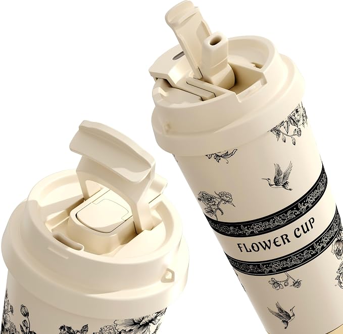 Travel Mug, Coffe mug, Coffe cup, Ceramic coating Lined, 316 Stainless Steel - Image 2