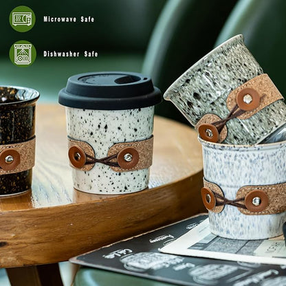 Travel Coffee Mug Ceramic TO Go Coffee Tumbler - Image 7