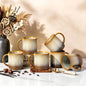 theterra Ceramic Coffee Mugs Set of 6, 14.2 oz Coffee Cups by TheTerra