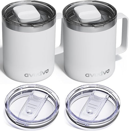 2 Pack 12oz Insulated Coffee Mug by avodvo