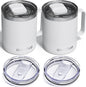 2 Pack 12oz Insulated Coffee Mug by avodvo