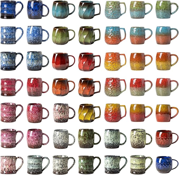 Handmade 22oz Ceramic Coffee Mug, Ergonomic Large Handle, Ideal Gift - Image 2
