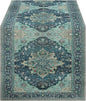 OYIMUA Boho Floral Pattern Summer Table Runner 72 Inches Long Teal and Blue by OYIMUA