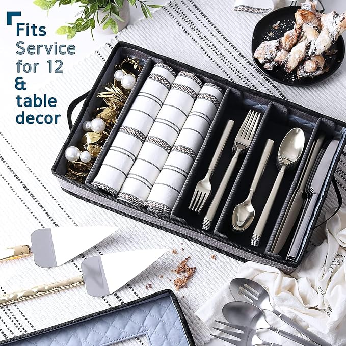 Flatware & Utensil Storage, Durable Silverware Storage Box - Image 5