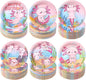 Gerrii 60 Pcs Pink Axolotl Birthday Party Decorations 7 Inch Pink Axolotl by Gerrii