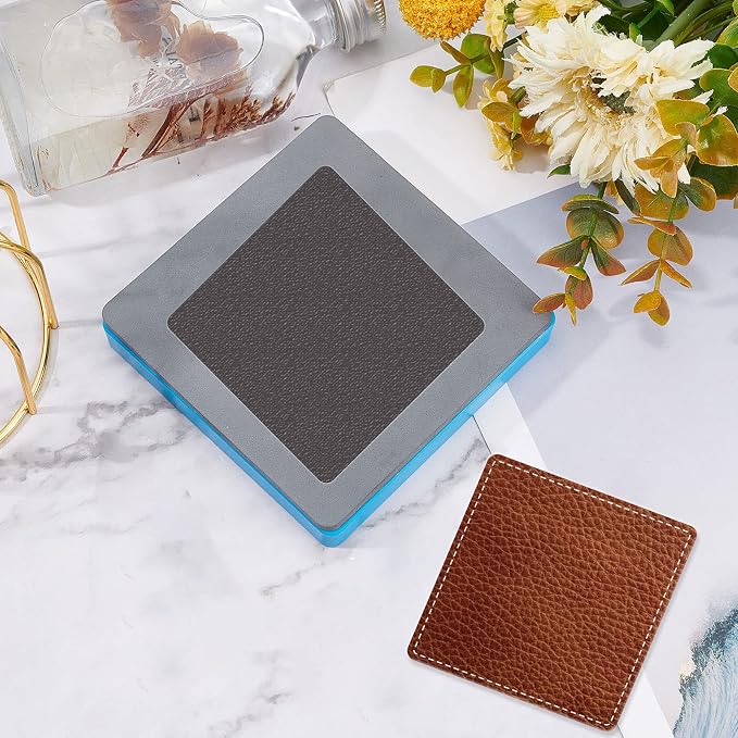 SUPERDANT Drink Coasters DIY Leather Faux Leather Cutting Dies Machine - Image 5