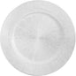 100 Pcs Antique Charger Plates Bulk, 13in Reusable Serving Plates Embossed Rim Plastic Party Dinner Plate Chargers Round Decorative Server Plate for Wedding Party Event Tableware