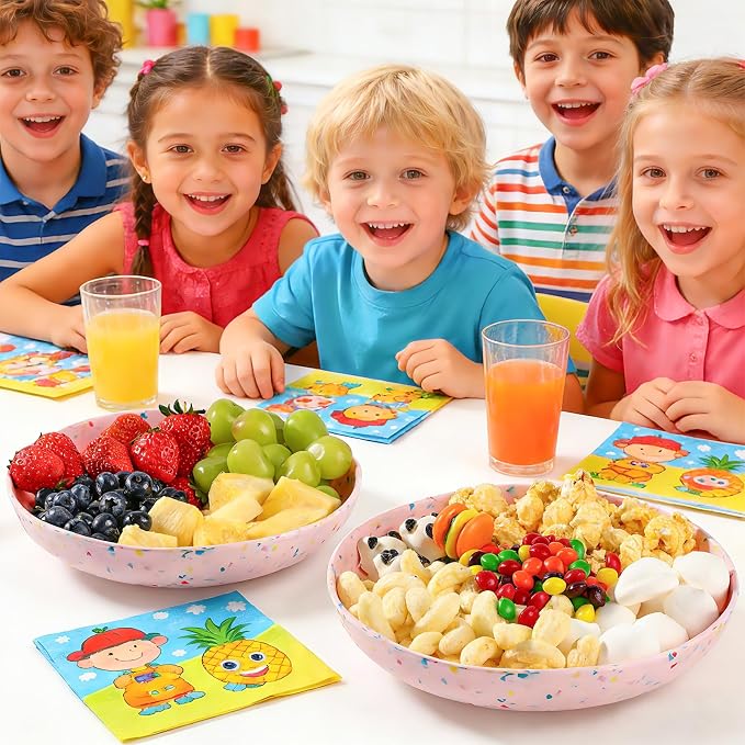 Melamine Bowls Set, 9” Large Pasta Bowl Salad Bowl, Lightweight Unbreakable - Image 5