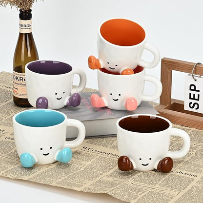 Coffee Mugs, Cute funny Mug For Women, 380ml Unique Ceramic Coffee Tea Cups - Image 7
