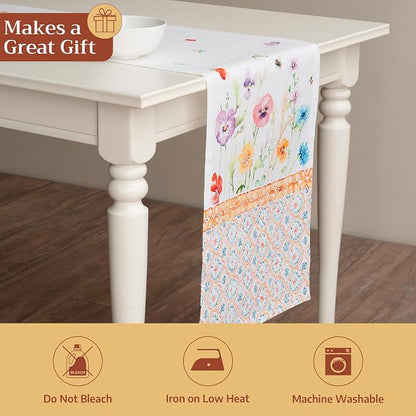 Maison d' Hermine Table Runner 100% Cotton 14.50" x 108" | Table Runners 108 - Image 5