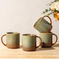 theterra Ceramic Coffee Mugs Set of 4, 14.2 oz Coffee Cups by TheTerra