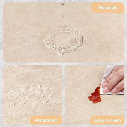 Vinyl Placemats Set of 6, Dual Sided Place Mats - Image 4