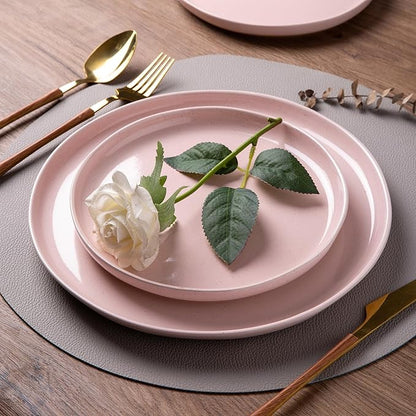 AmorArc Dinnerware Sets for 6, 18 Pieces Ceramic Plates and Bowls Set | Scratch - Image 2