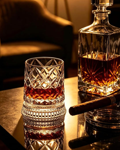 CEEFU 360° Spinning Whiskey Glasses Set - Image 5