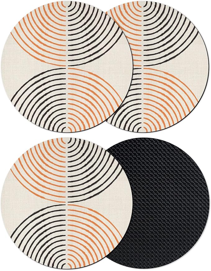 Bohemia Coasters Set of 4, Absorbent Coasters by Unknown
