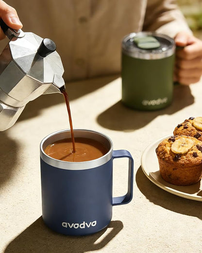 2 Pack 12oz Insulated Coffee Mug - Image 9