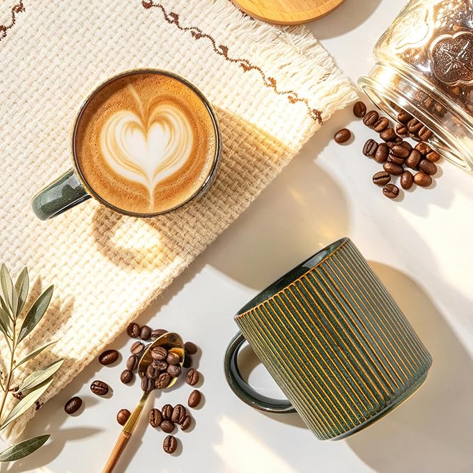 GBhome Ceramic Coffee Mugs Set of 6, 12oz Coffee Cups - Image 4