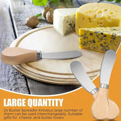 24 Pcs Little Cheese Spreader Knives 4.7 Inch Stainless Steel Butter Spreader - Image 7
