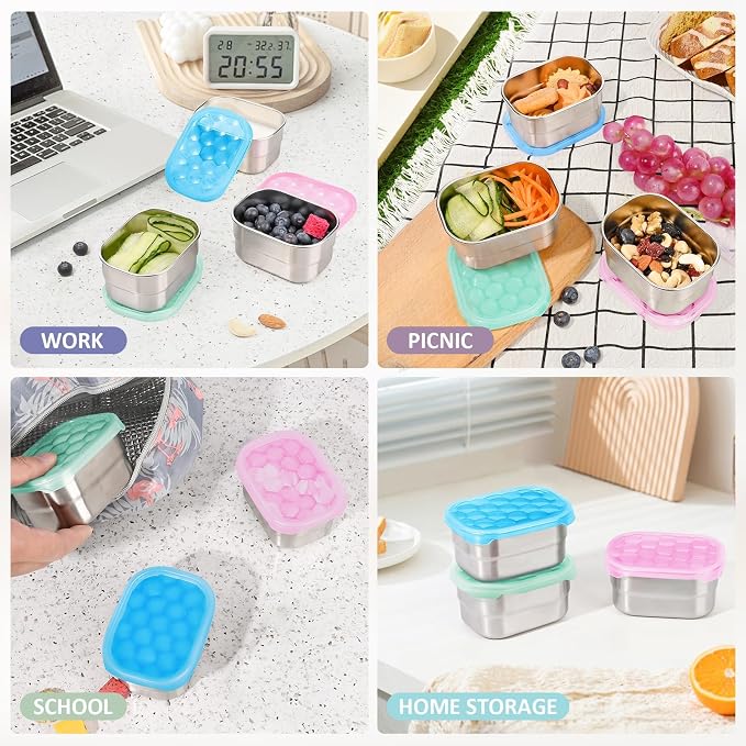 Snack Pro - Small Stainless Steel Snack Containers - Image 7