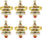 wonlex Christmas Tree Napkin Rings Set of 6 by wonlex