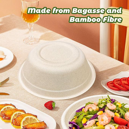 150 Pack 32oz Large Disposable Paper Bowls - Image 4