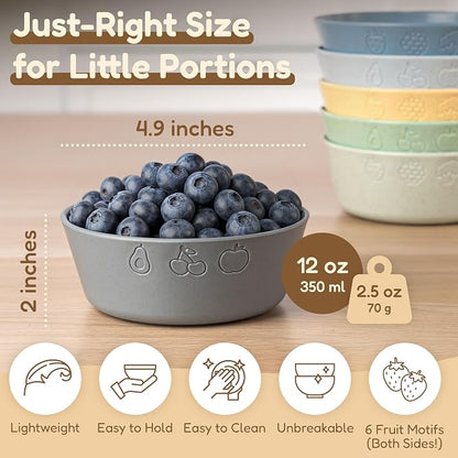 FOODLE Wheat Straw Kids Bowls - Image 2