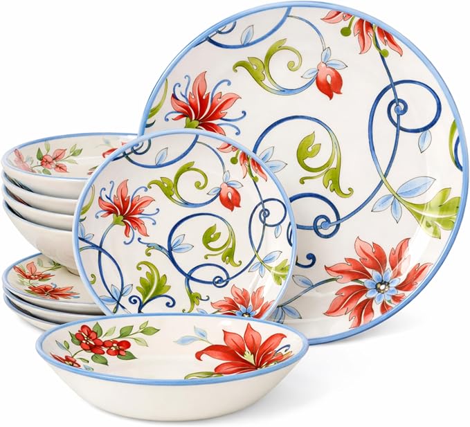 12-Piece Porcelain Dinnerware Set by TudorEngland