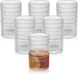 Vintage Dot Drinking Glasses Set of 6, 13 oz Clear Highball Glass Cups | by Unknown