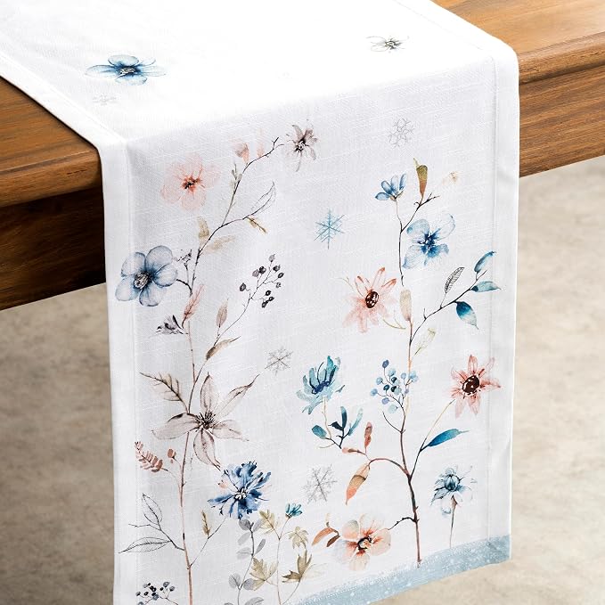 Maison d' Hermine Table Runner 100% Cotton 14.50" x 48" | Table Runners 48 - Image 9