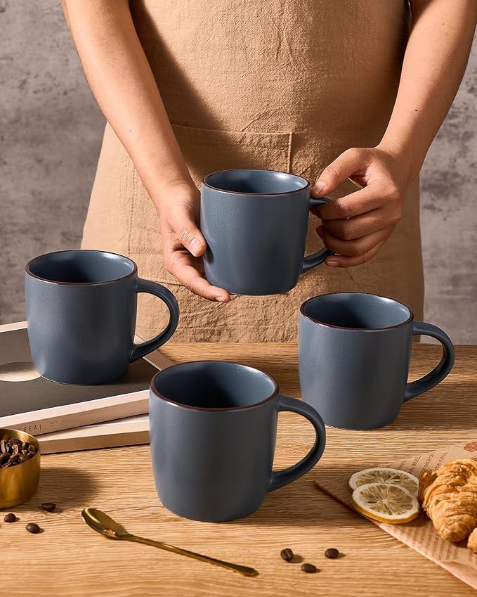 famiware Mercury Coffee Mugs 13 oz, Coffee Mugs Set of 4 - Image 7