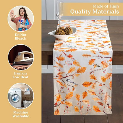 Maison d' Hermine Table Runner 100% Cotton 14.50" x 108" | Table Runners 108 - Image 3