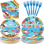 96Pcs Summer Halloween Party Decorations, Serves 24 | Halloween in Summer by Greencian