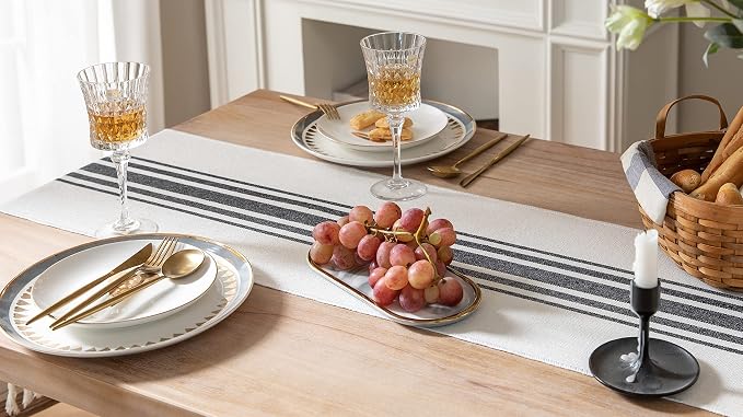 Boho Table Runner for Modern Farmhouse Decor, Dining Table décor 13 x 108 Inch - Image 6