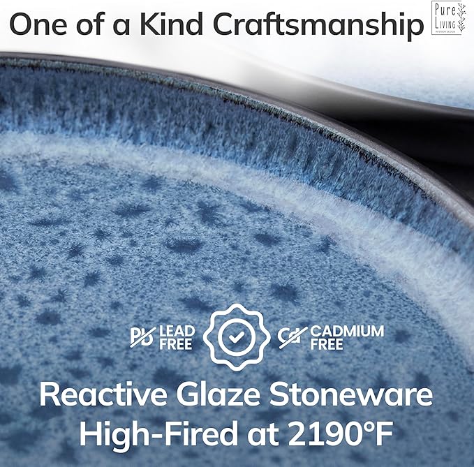 24 Piece Stoneware Dinnerware Set - Image 5