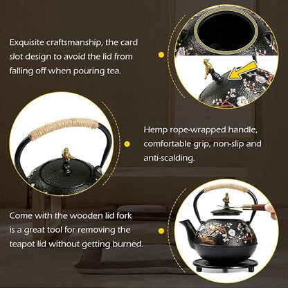 Dyna-Living Cast Iron Teapot - Image 5