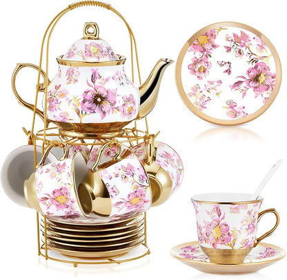 Zhehao 20 Pcs Porcelain Tea Set by Zhehao