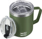 WETOWETO Coffee Mug with Handle, 14oz Insulated Stainless Steel Reusable Coffee by Wetoweto