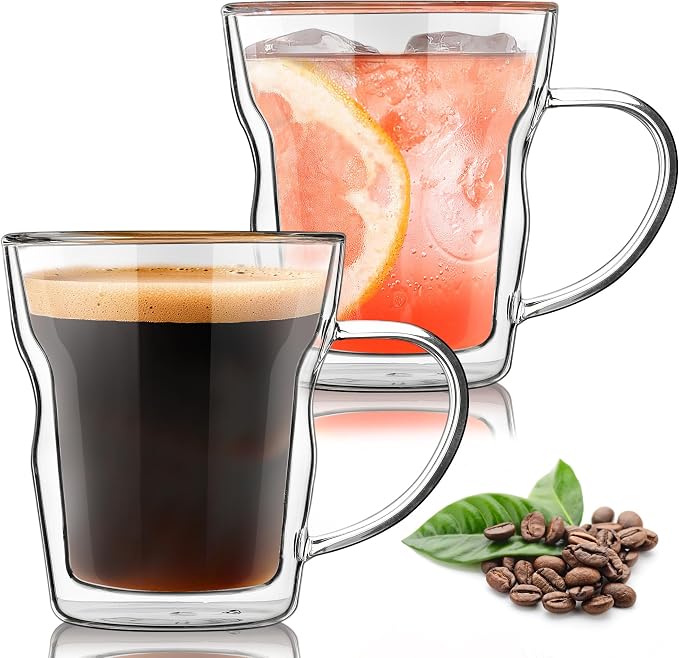 Joeyan 12oz Double Wall Insulated Coffee Mugs by JoeyanHousehold