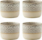 Ceramic Espresso Cups 3oz Small Modern Coffee Cup Thick Walled, Handleless by chooguang